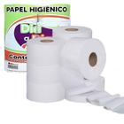 Papel Higiênico Branco Institucional Simples 8 Rolos 300m