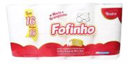 Papel Higiênico Fofinho Folha Dupla 16 rolos 30mt x 10cm