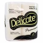 Papel Higiênico Folha Dupla Delicate Premium 64 Unidades