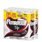 Papel higienico personal 30mt folha dupla vip neutro 2pct c/24 und l24 p22 - Santher