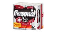 Papel higienico personal 30mt folha dupla vip neutro 2pct c/24 und l24 p22 - Santher