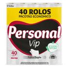 Papel Higiênico Personal Vip Folha Dupla 40 Rolos