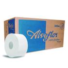 Papel Higienico Rolao 100% Cel 8X300M Folha Simples Alveflor