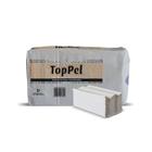 Papel Interfolha 100% celulose 20x21cm 2 dobras folha simples Toppel