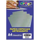 Papel Lamicote 250g A4 10fls Prata Off Paper - OFF PAPER INDUSTRIA