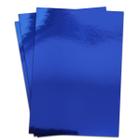 Papel Lamicote Azul A4 250g 10 Folhas Brilhoso Off Paper - OFF PAPER