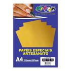 Papel Lamicote Ouro A4 10 Folhas - Off Paper