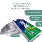 PAPEL LAMINADO PARA MECHAS E REFLEXOS Texturizado Linha Premium (11 X 25 cm ) 1 Kg (ESPESSURA MÉDIA)