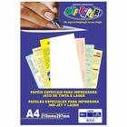 Papel Linho A4 Branco 180g Off Paper 50 Folhas