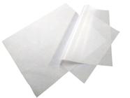 Papel manteiga branco liso segurar hamburguer lanche