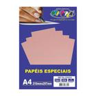 Papel Metalizado A4 Rosa 150g 15 Folhas Off Paper