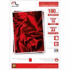 Papel Multilaser Fotográfico Glossy A4 180GM2 10Fls PE030