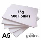 Papel Offset A5 75g Branco - Pacote 500 Folhas - Chambril