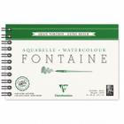 Papel para Aquarela Clairefontaine Fontaine Torchon 300g/m² 12X18cm
