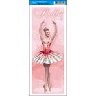 Papel para Arte Francesa Litoarte 10 x 25 cm - Modelo AFP-105 Bailarina Salmão