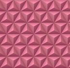 Papel Parede Adesivo Geometrico Efeito Visual 3D Salmão Sala Quarto 5m