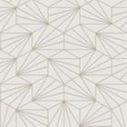 Papel Parede Geometrico Star L94900 Branco-Prat Rolo Fechado