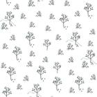 Papel Parede Infantil Arvores Branco Preto Fofura Baby
