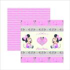 Papel Scrap Festa Disney Baby Minnie 1 Fitas E RÓTulos Sdfd023 - Toke E Crie