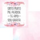 Papel Scrapbook 15x15 2783 Frase 5 Sinto Muito OPACARD