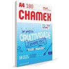 Papel Sulfite A4 Chamex Lettering 180G Branco - Pacote com 50 Folhas