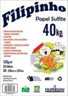 Papel sulfite a4 filiperson 120g 50und filipinho 40kg c/2un