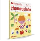 Papel Sulfite Chamequinho 100Folhas A4 Amarelo - CHAMEX
