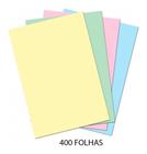 Papel Sulfite Chamequinho Colorido 4 Cores 400 Folhas A4