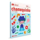 Papel sulfite chamequinho colorido A4 com 100 folhas 75 g/m²