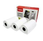 Papel Térmico Branco Com 3 Rolos 57X30 Keep Kp002 Multilaser