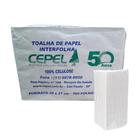 Papel Toalha Interfolhado 100% Celulose 20x21cm c/700 Folhas Isapel