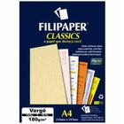 Papel Verge a4 180g/m² Palha 1872 Filipaper - 20fl