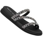 Papete sandália slide flat com brilho Original Beira Rio