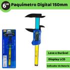 Paquímetro Digital Eletronico 150mm Fibra Carbono A Bateria 6" 24,5cm Western