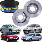 Par 2 Disco De Freio Dianteiro Sólido Citroen Xsara Break Peugeot 206 207 306 97 98 99 2000 2001 2002 2003 2004 a 2014