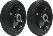 Par 2pcs Roda Chapa 8' P/ Carrinho Armazem Carga Rol. 7/8" - Par_CP8R78