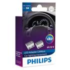 Par Adaptador Farol Canbus Led Philips Canceller 5w P/ Led T10 - Festoon