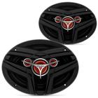 Par Alto Falante Bomber BBMax 6x9" 200W RMS 4 Ohms Quadriaxial Bobina Simples Grade Preta