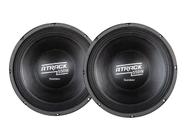 Par Alto Falante Woofer Bomber Atrack 12 Pol 550W Rms 4 Ohms