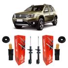 Par Amortecedor Allen + Kit Traseiro Duster 4x4 2012 2013 14