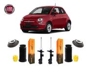 Par Amortecedor Kit Coxim Dianteiro Fiat 500 Mexicano 2015