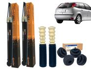 Par Amortecedor Traseiro Focus 2001 A 2008 + Kit Batente Coifa + Kit Buchas Superiores Original Ford