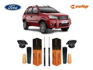 Par Amortecedor Traseiro + Kit Ecosport 2007 08 09 10 11 12