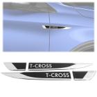 Par Aplique Adesivo Lateral Resinado Tcross T-Cross