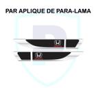 Par Aplique De Paralama Honda Logo Resinado Premium