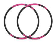 Par Aro 29 MTB Rimaxx R29 Aero 36 Furos Preto Rosa