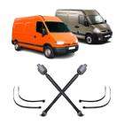 Par Barra Braço Articulação Direção Terminal Axial Renault Master 2002 2003 2004 2005 2006 2007 2008 2009 2010 2011 2012