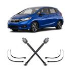 Par Barra Braço Articulação Terminal Axial Dianteira Honda New Fit 2015 2016 2017