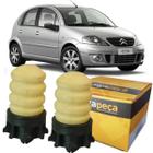 Par Batente Coifa Suspensão Traseira Citroen C3 2002 a 2012