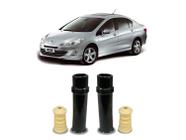 Par Batente Coifa Traseiro Peugeot 408 2011 2012 2013 2014 - QualyKits